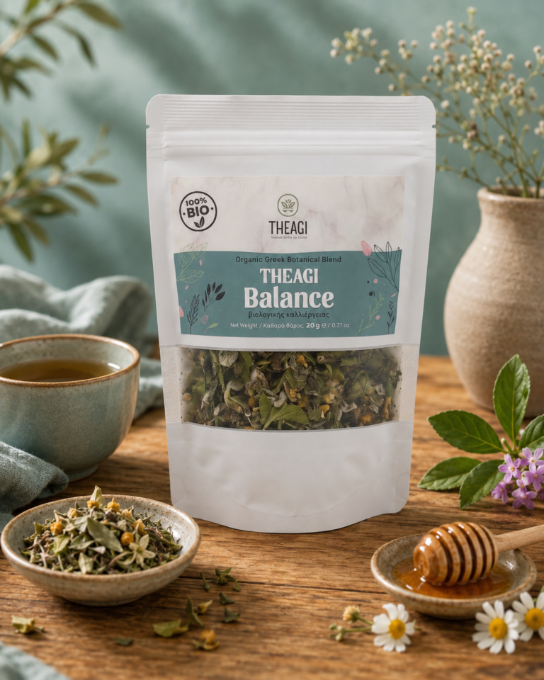 THEAGI Balance: ένα ήπιο βοτανικό blend για ισορροπία μέσα στην ημέρα