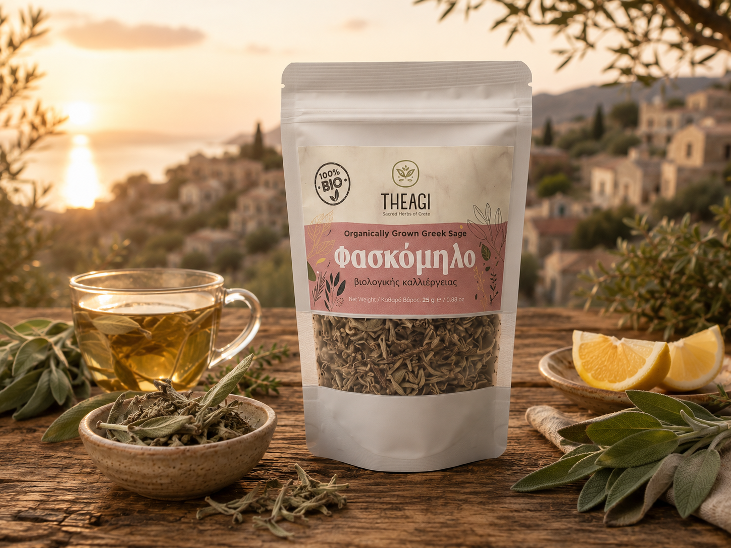 THEAGI Φασκόμηλο Organic Greek Sage